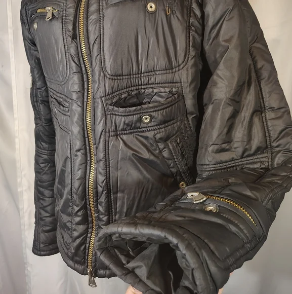 Diesel Light Weight Jacket, Nordstrom's Women ,ZipUp, Black, Zip Pckts, XXL - Picture 11 of 16